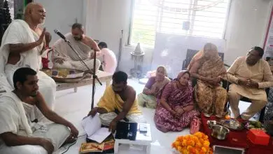 मोक्ष लक्ष्मी पूजन गोशामहल शंखेश्वर जैन संघ