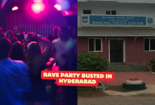 मंचाल पुलिस ने लिंगमपल्ली फार्म हाउस में चल रही रेव पार्टी पर छापा मारकर 33 लोगों को हिरासत में लिया।