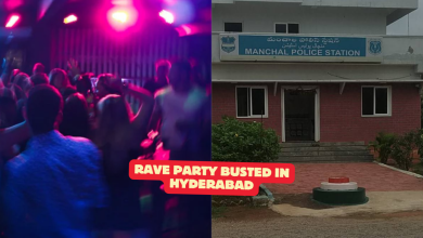 मंचाल पुलिस ने लिंगमपल्ली फार्म हाउस में चल रही रेव पार्टी पर छापा मारकर 33 लोगों को हिरासत में लिया।