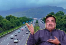 मुंबई-गोवा राजमार्ग निर्माण कार्य का दृश्य