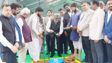 तेलंगाना उच्च न्यायालय नए भवन भूमि पूजन समारोह