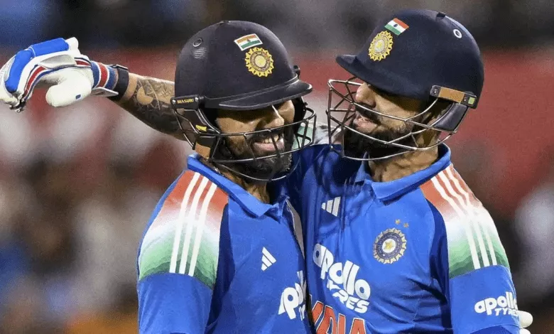 रोहित शर्मा और विराट कोहली की शानदार पारी ने भारत को ऑस्ट्रेलिया के खिलाफ जीत दिलाई।