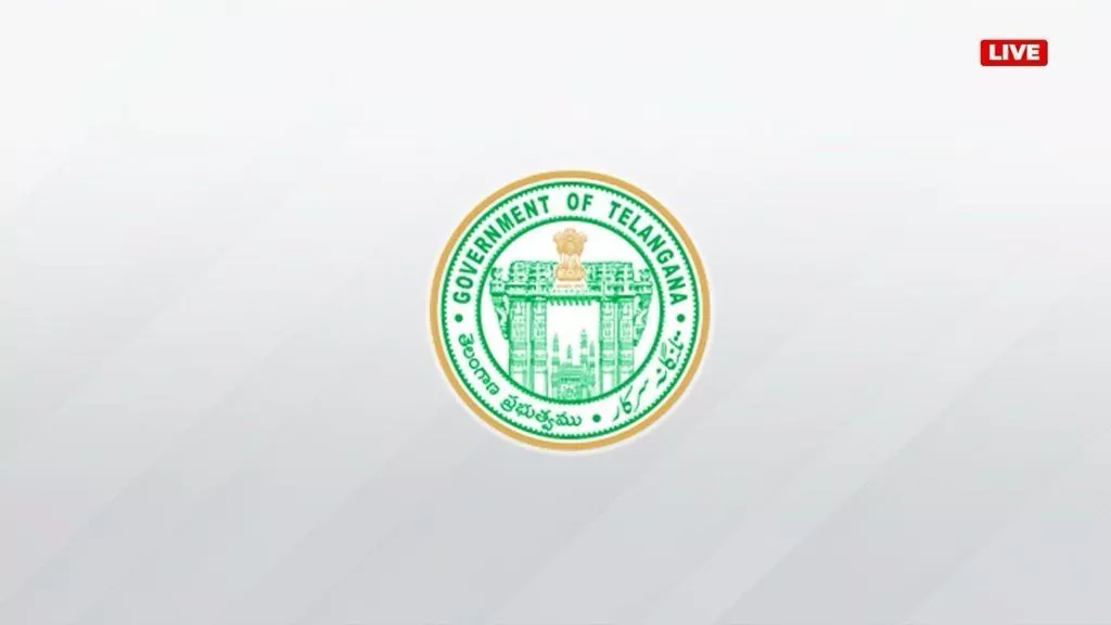 हैदराबाद राजभवन में तेलंगाना मंत्री के शपथ ग्रहण समारोह का दृश्य