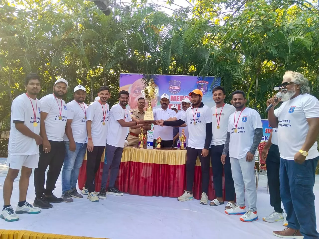 साइबराबाद और मेडचल पुलिस ने मनाया राष्ट्रीय एकता दिवस