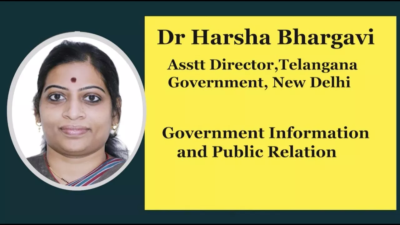 आई एंड पीआर अधिकारी हर्षा भार्गवी को दिल्ली में सीएम रेवंत रेड्डी के आवास पर रोका गया