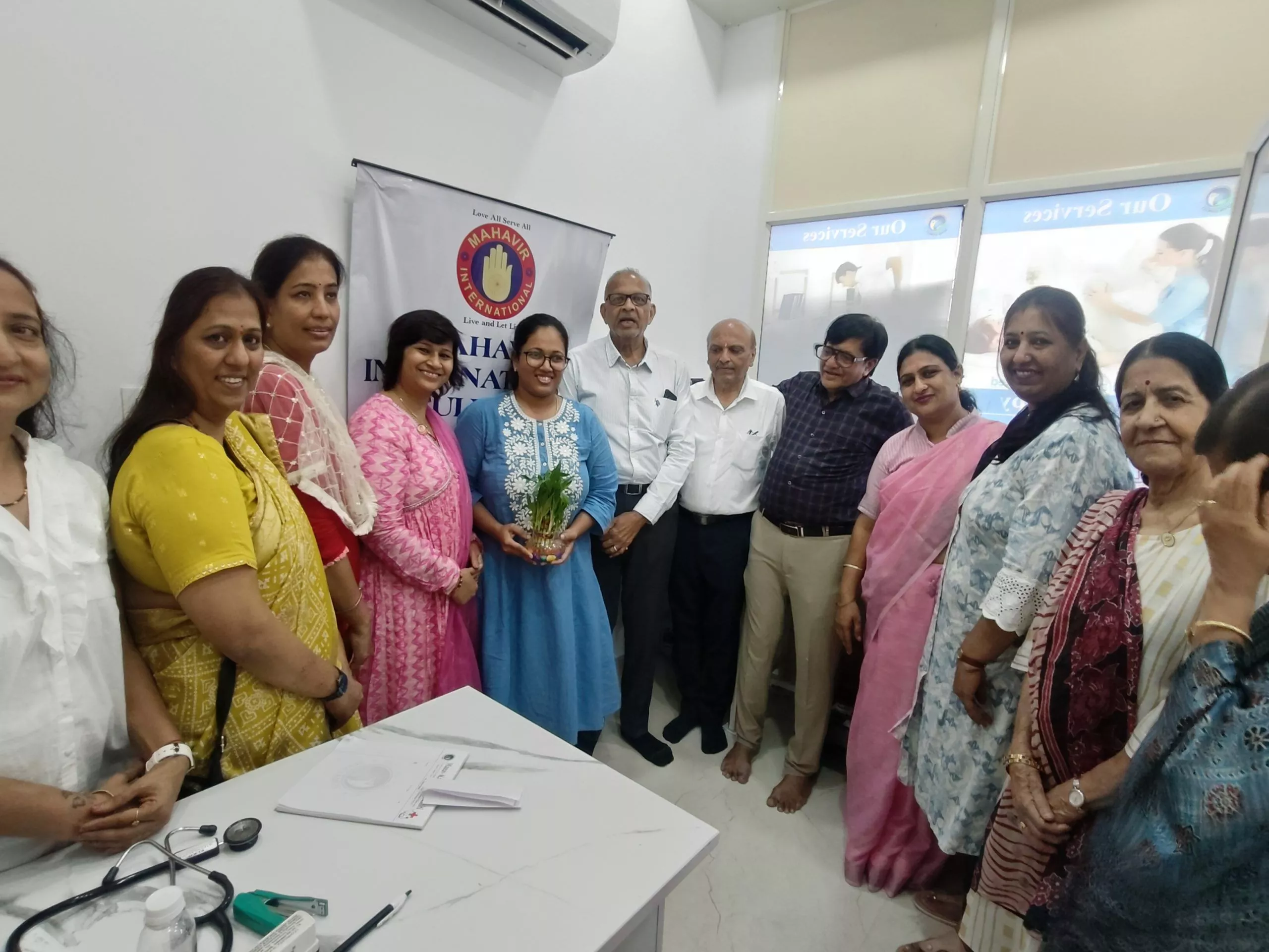 हैदराबाद में महावीर इंटरनेशनल द्वारा निशुल्क स्वास्थ्य व नेत्र जाँच शिविर का आयोजन