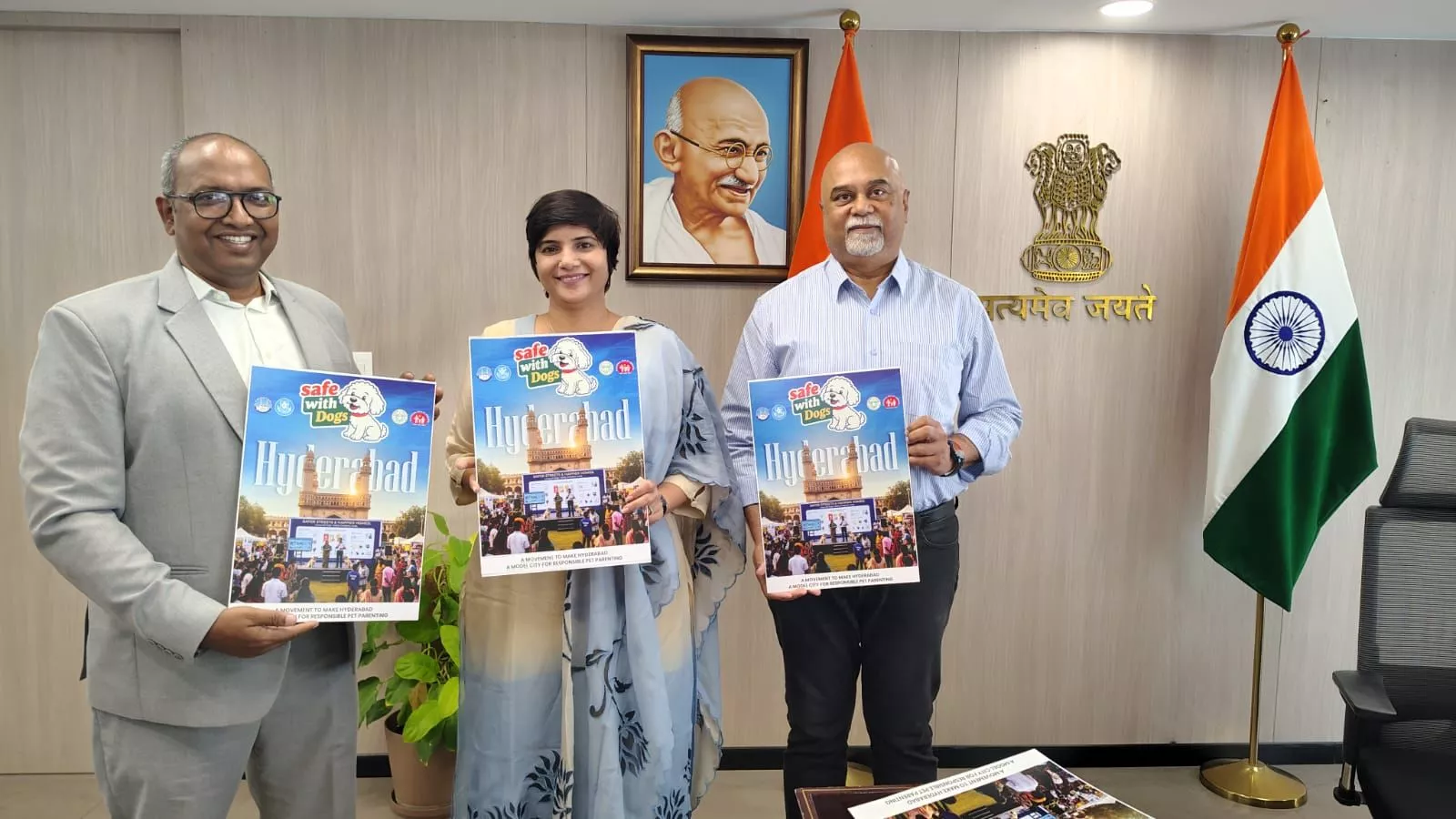 हैदराबाद में पालतू कुत्तों के लिए सेफ विद डॉग्स अभियान