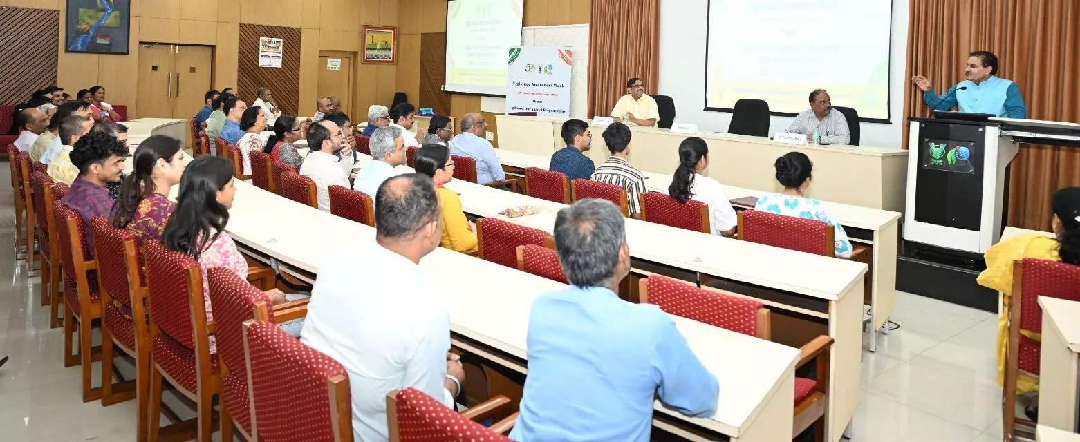 ICAR-नार्म हैदराबाद में सतर्कता जागरूकता सप्ताह