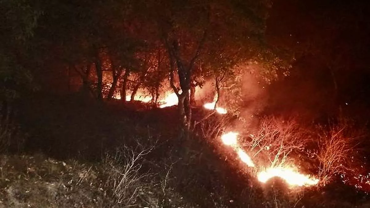 किराए के कमरे में आग, मुख्य आरक्षक की दर्दनाक मौत