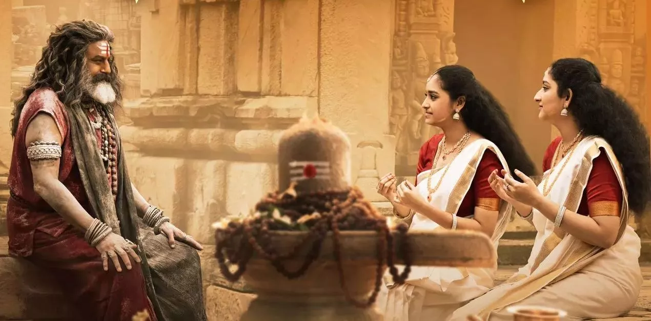 अखंडा 2 तांडवम फिल्म के अखंडा हैंदवम गीत का दृश्य, बालकृष्ण शिव रूप में