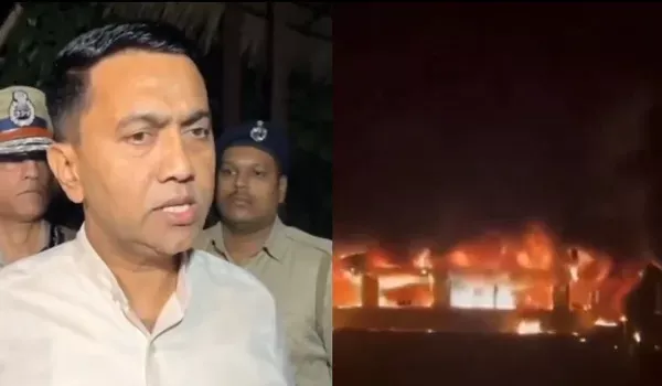 गोवा नाइट क्लब में आग और जांच आदेश की तस्वीर