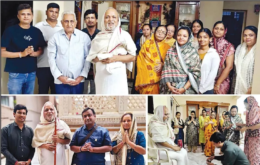 श्री जिनेश्वरधाम में आचार्य भगवंत का प्रवचन