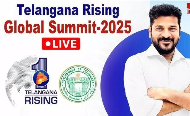 टेलंगाना राइजिंग ग्लोबल समिट 2025 का उद्घाटन
