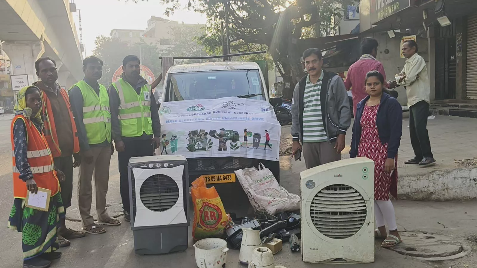 जीएचएमसी ई-वेस्ट अभियान के तहत इलेक्ट्रॉनिक कचरा संग्रह