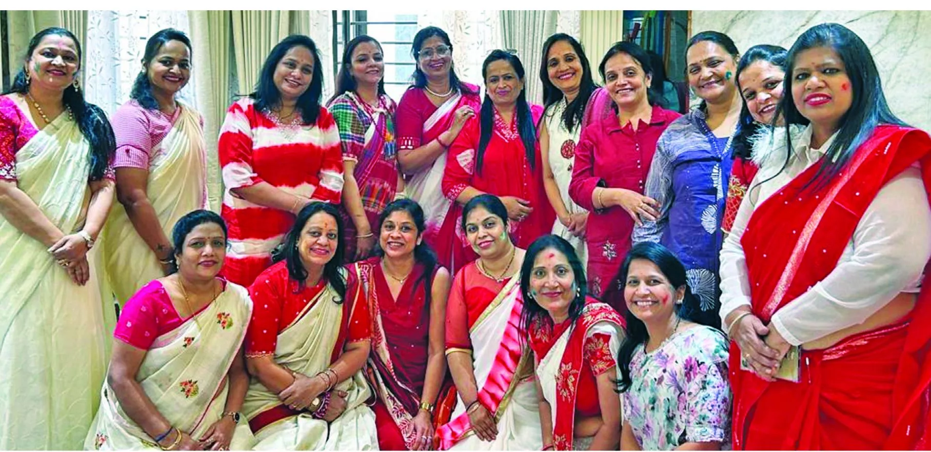 बरकतपुरा महिला मंडल के गणगौर उत्सव का दृश्य