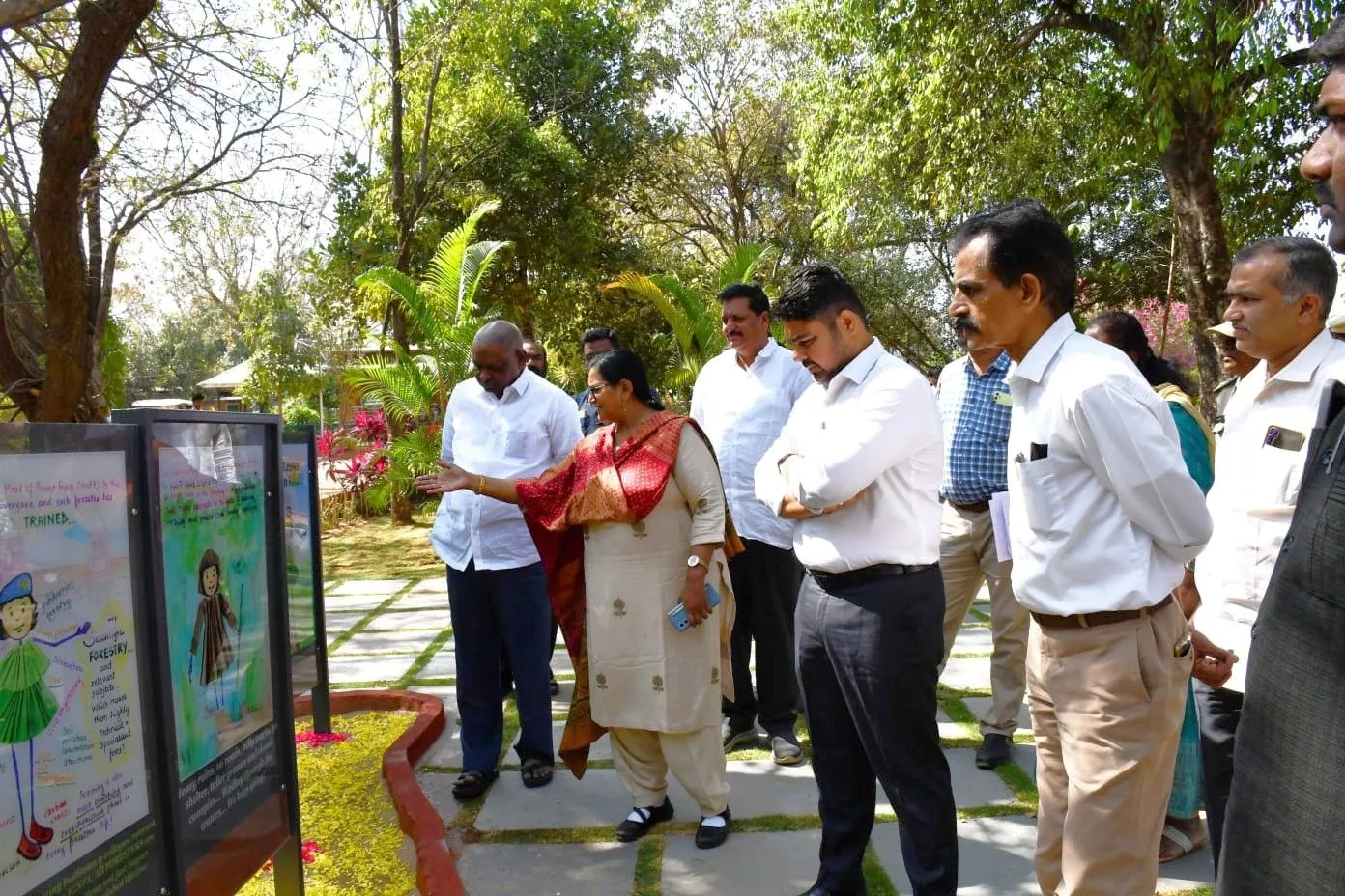 कोंडापुर बोटानिकल गार्डन में नई पहल का उद्घाटन