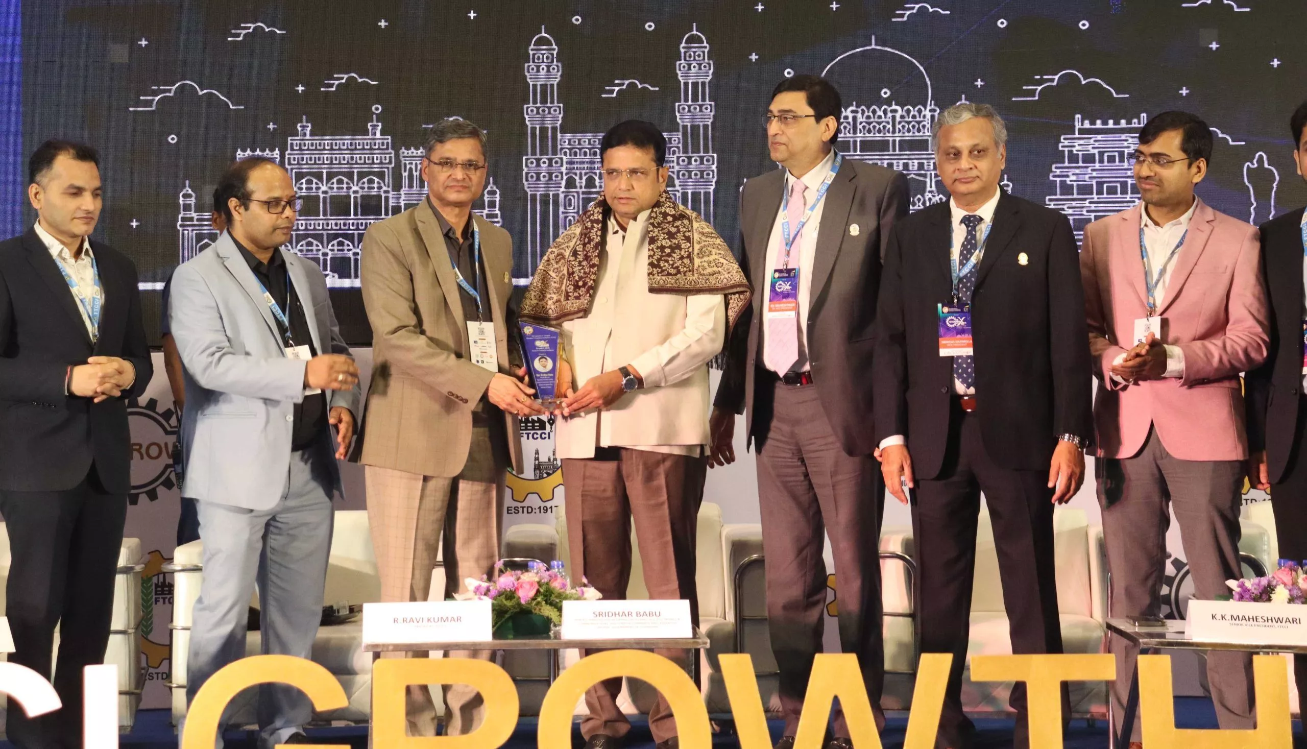 ग्रोथएक्स सम्मेलन में मंत्री श्रीधर बाबू का संबोधन