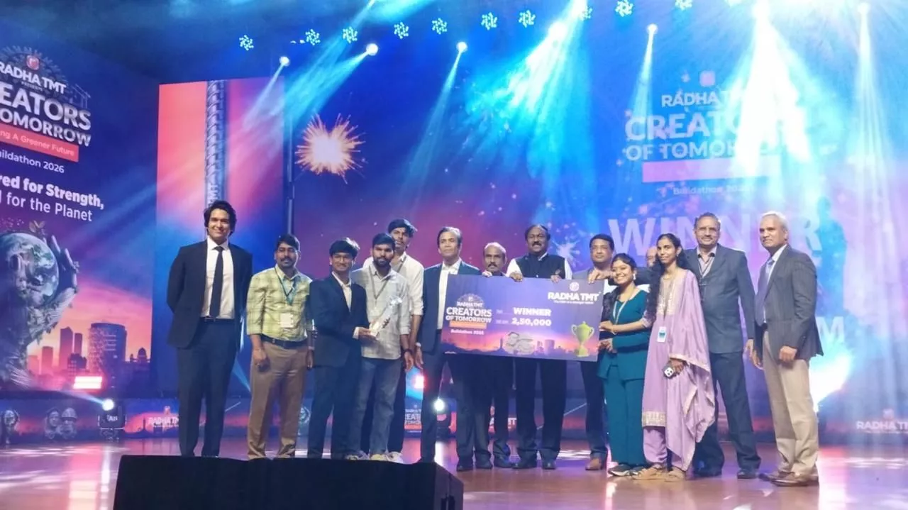 बिल्डाथॉन 2026: वेस्ट से निर्माण सामग्री को मिला प्रथम पुरस्कार