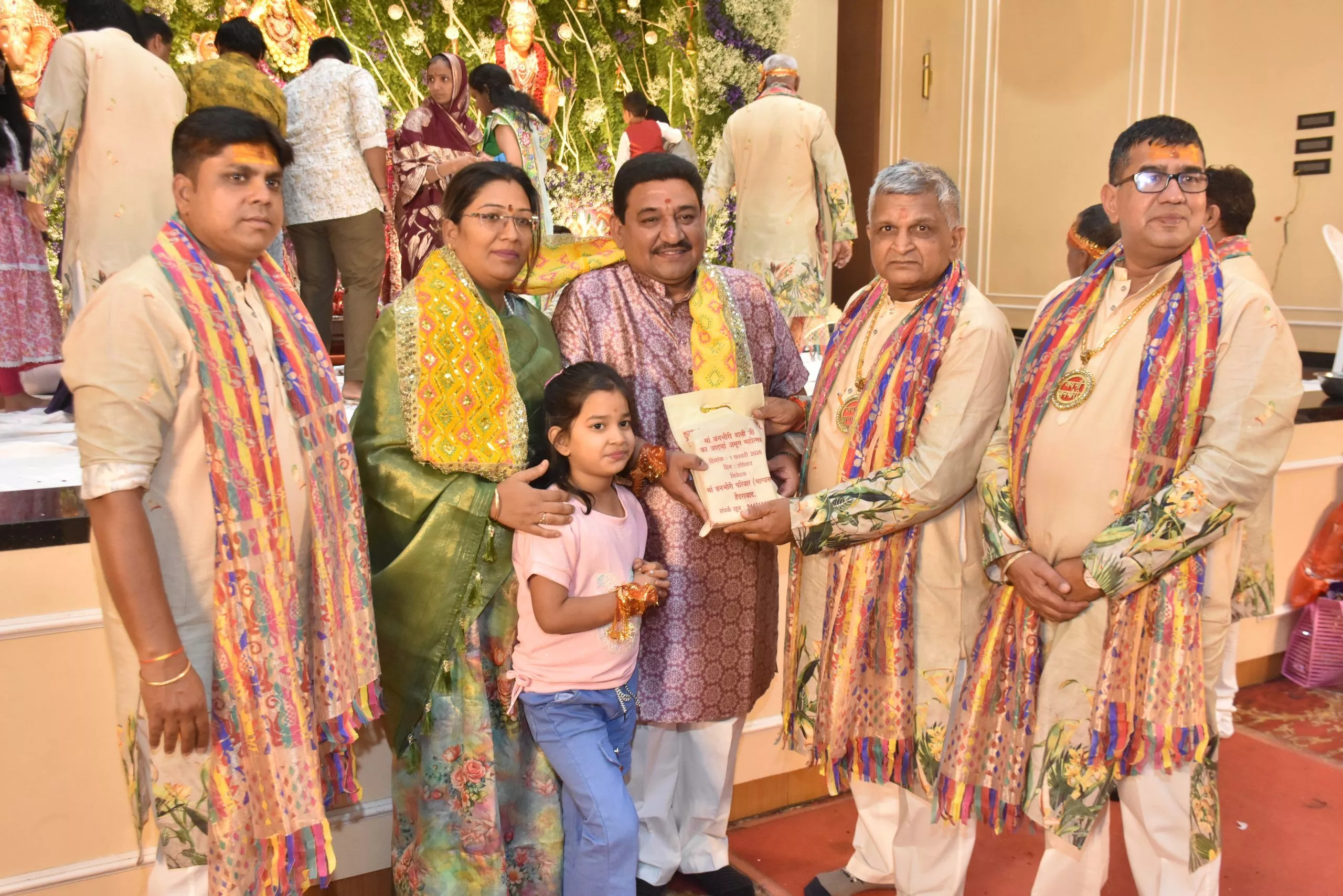 माँ बनभौरी वाली जी के भव्य अमृत महोत्सव का दृश्य