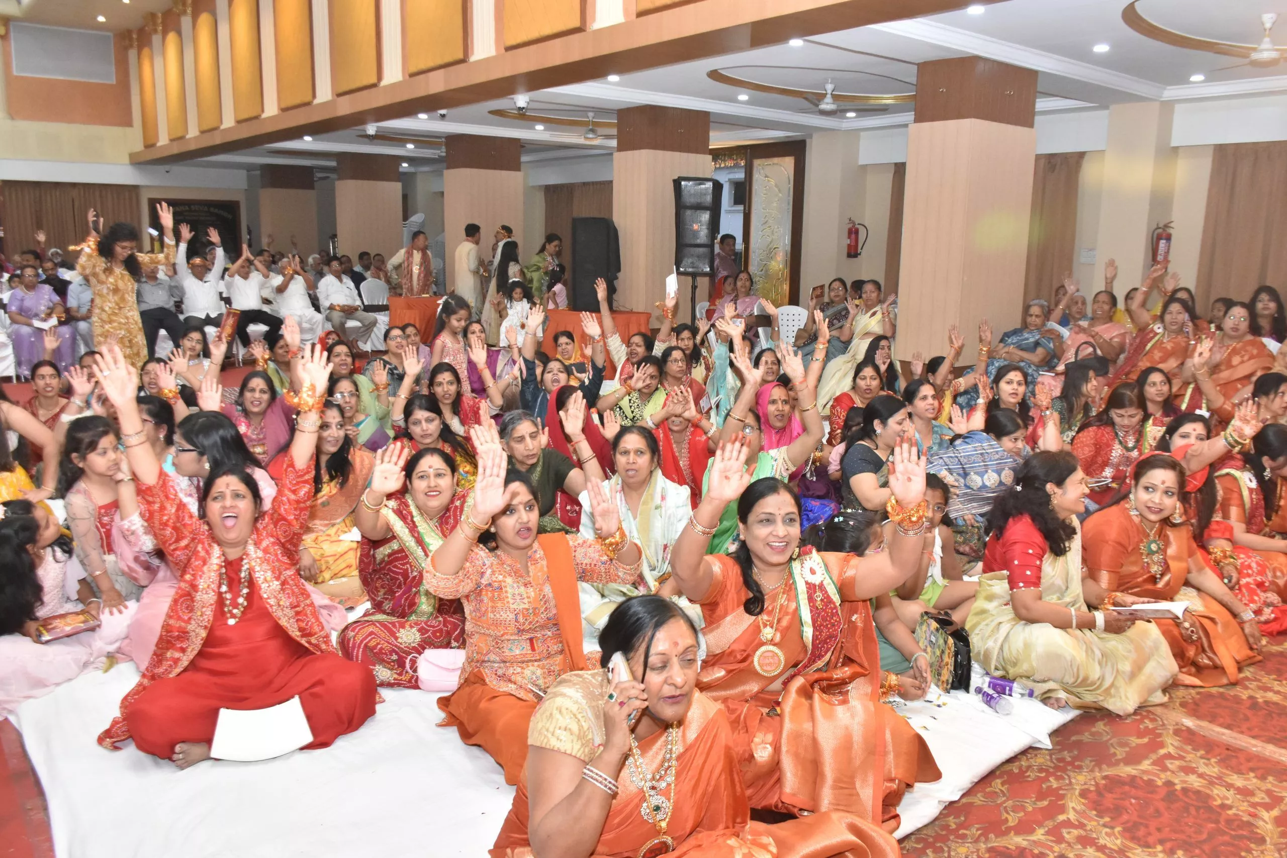 माँ बनभौरी वाली जी के भव्य अमृत महोत्सव का दृश्य