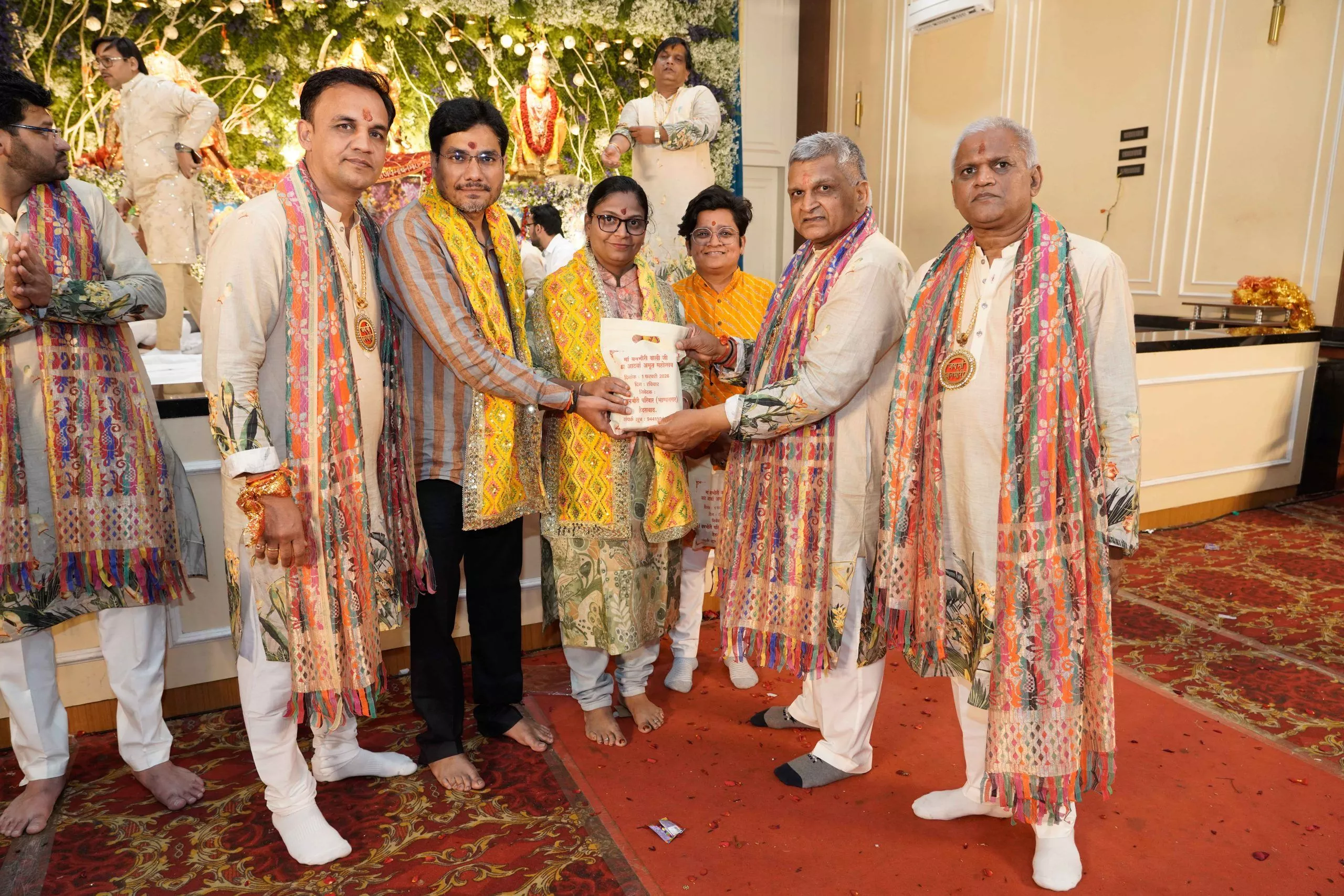 माँ बनभौरी वाली जी के भव्य अमृत महोत्सव का दृश्य