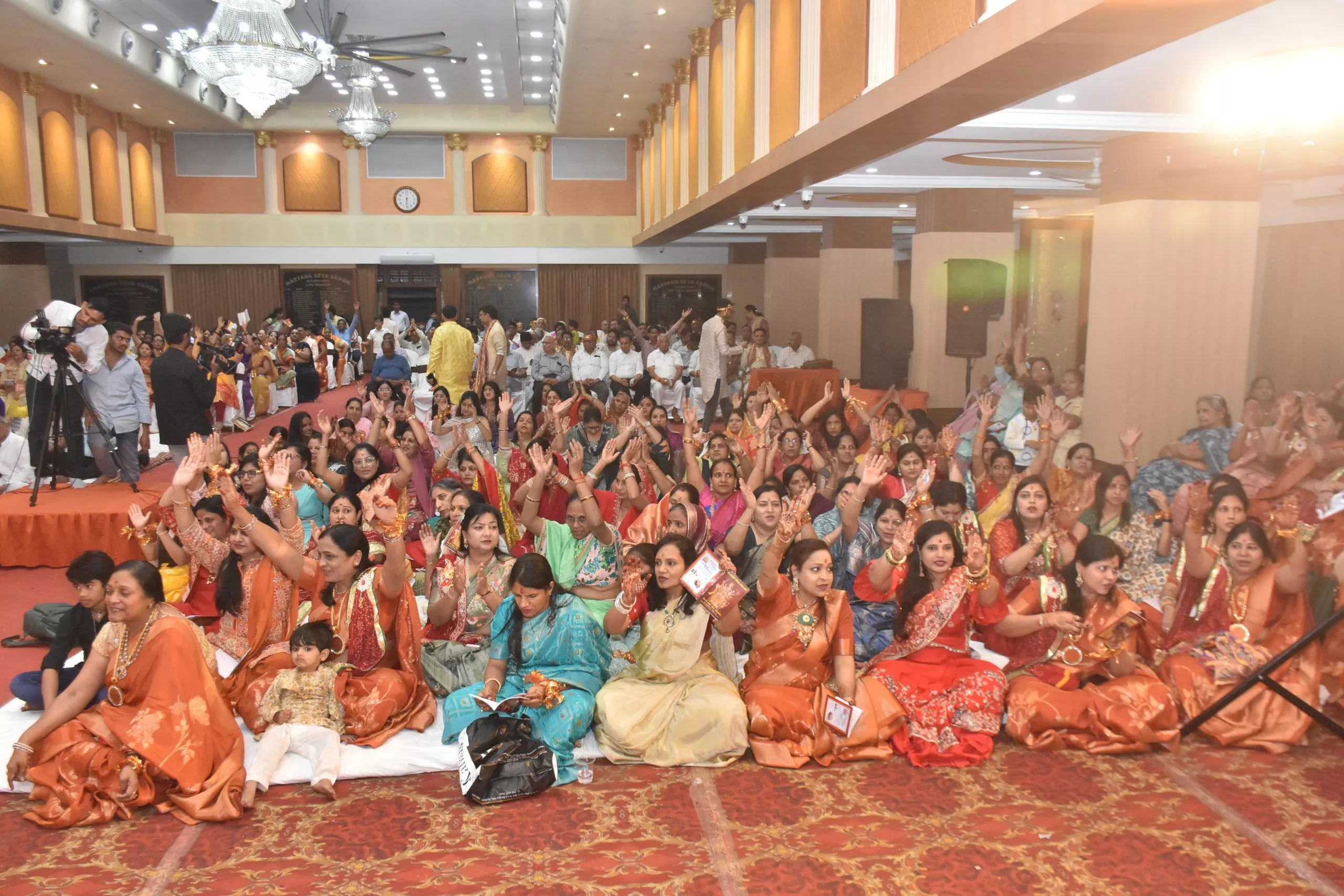 माँ बनभौरी वाली जी के भव्य अमृत महोत्सव का दृश्य