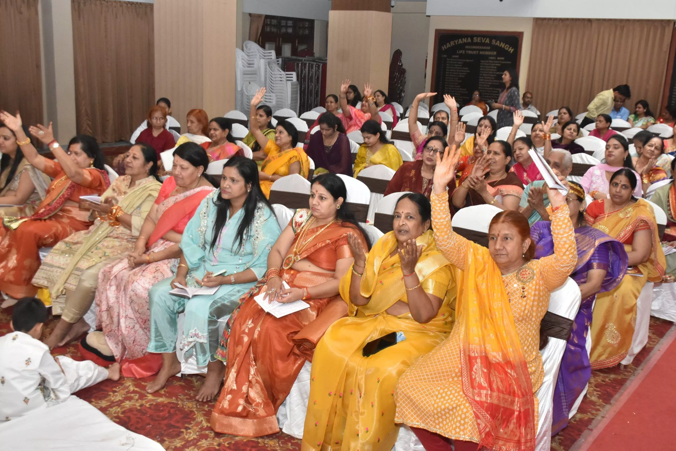 माँ बनभौरी वाली जी के भव्य अमृत महोत्सव का दृश्य