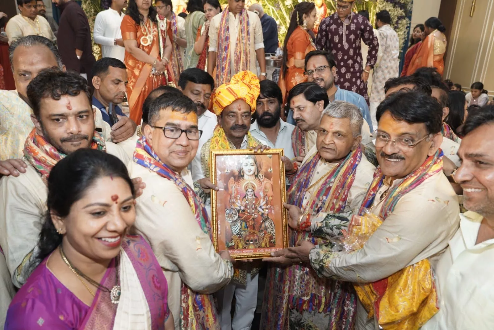 माँ बनभौरी वाली जी के भव्य अमृत महोत्सव का दृश्य