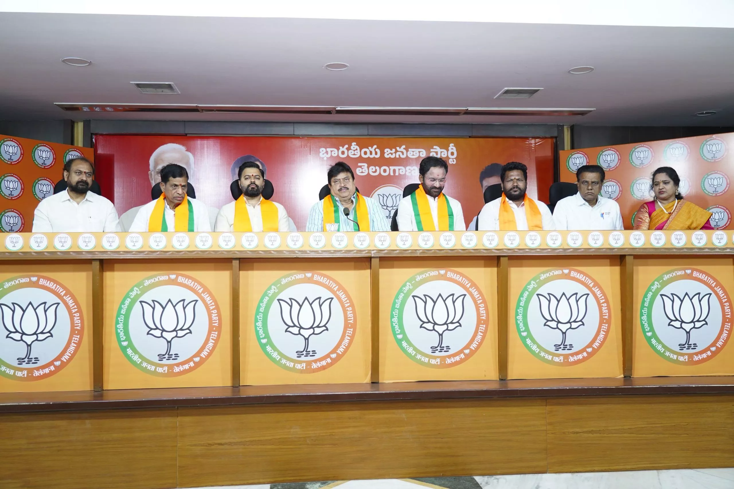 किशन रेड्डी ने GHMC विभाजन पर पत्रकारों को संबोधित किया