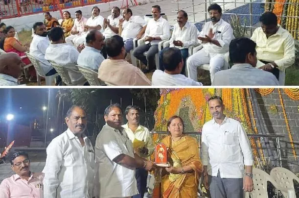 हैदराबाद में शिवाजी मराठा मंडल की बैठक का दृश्य