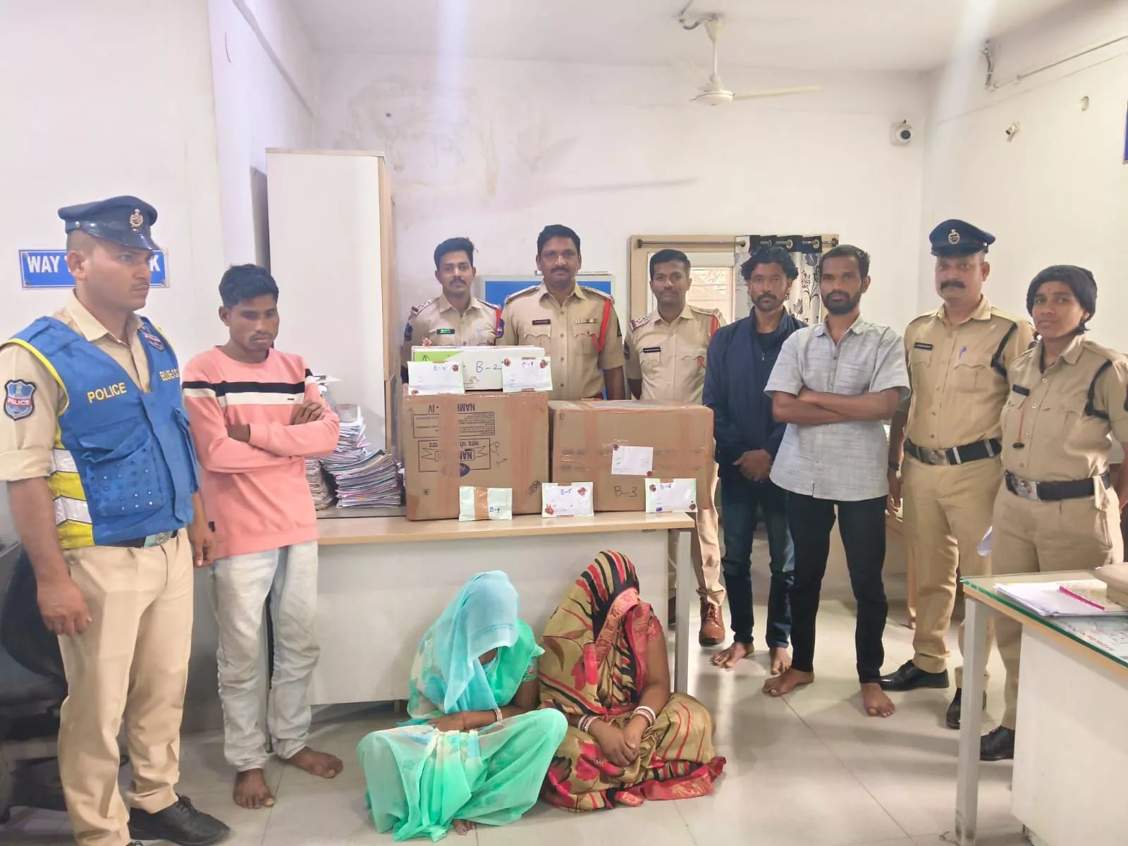 हैदराबाद पुलिस ने अंतरराज्यीय गांजा तस्करी का किया पर्दाफाश।