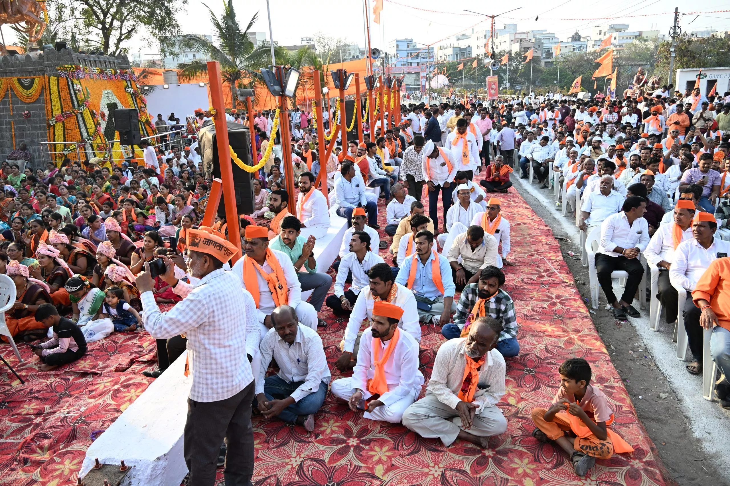 छत्रपति शिवाजी महाराज के 396वें जन्मोत्सव की शोभायात्रा