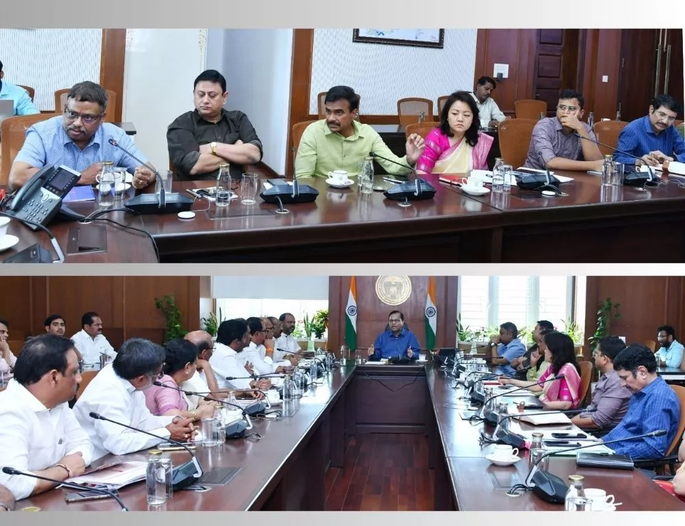 टिम्स सनतनगर अस्पताल का उद्घाटन तैयारियाँ करते मंत्री