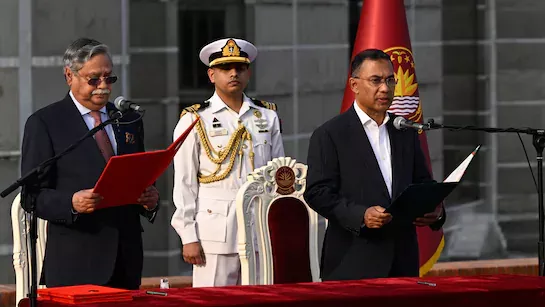 तारिक रहमान ने बांग्लादेश के प्रधानमंत्री पद की शपथ ली