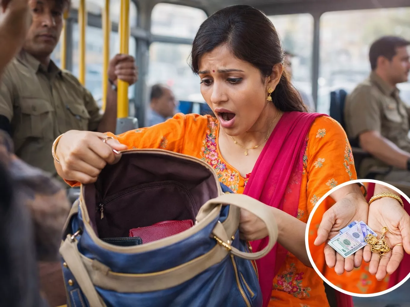 कडप्पा में बस से सोना चोरी और कामारेड्डी में चेन स्नेचिंग