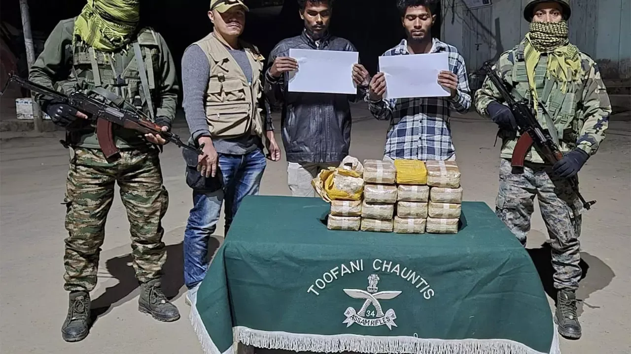 मिजोरम में जब्त की गई मेथामफेटामीन गोलियां