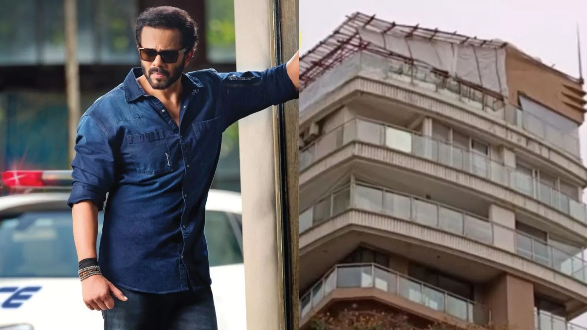 रोहित शेट्टी के घर के बाहर पुलिस जांच