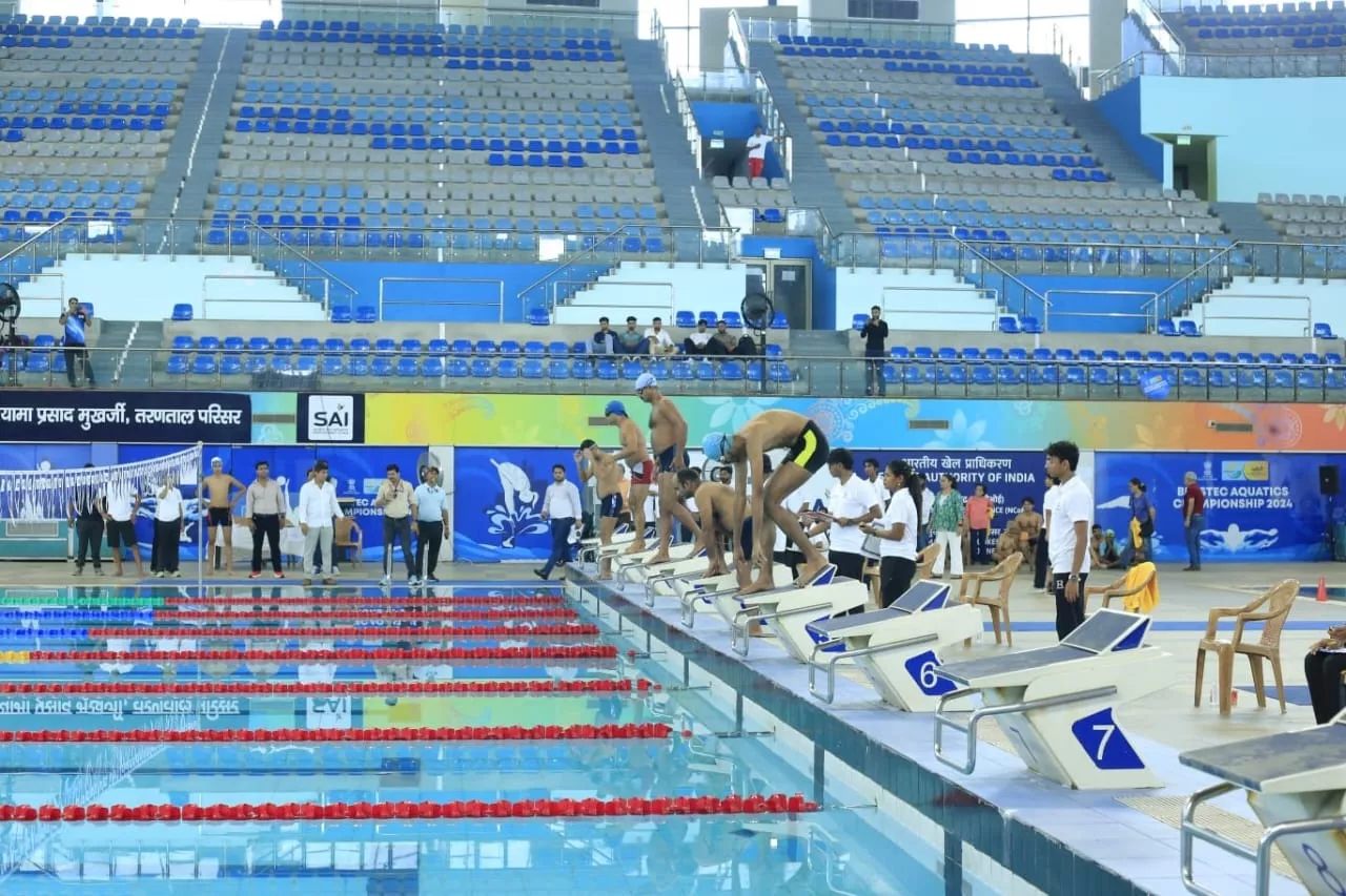 पैरा तैराकी कार्यशाला के उद्घाटन समारोह का दृश्य