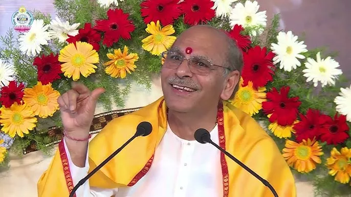 हैदराबाद में गुरुदेव सुधांशुजी का साप्ताहिक वीडियो सत्संग