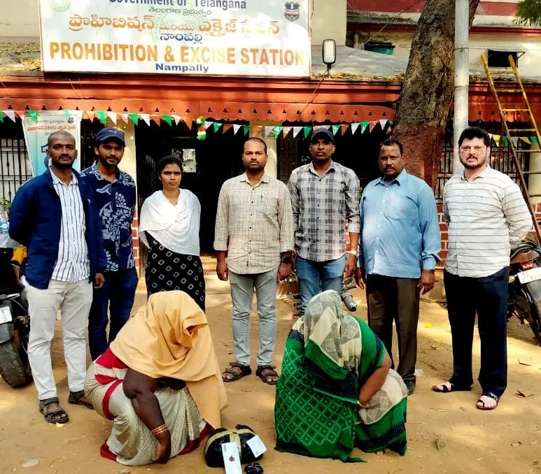 हैदराबाद: नामपल्ली में 1.2 किलो गांजा समेत दो गिरफ्तार