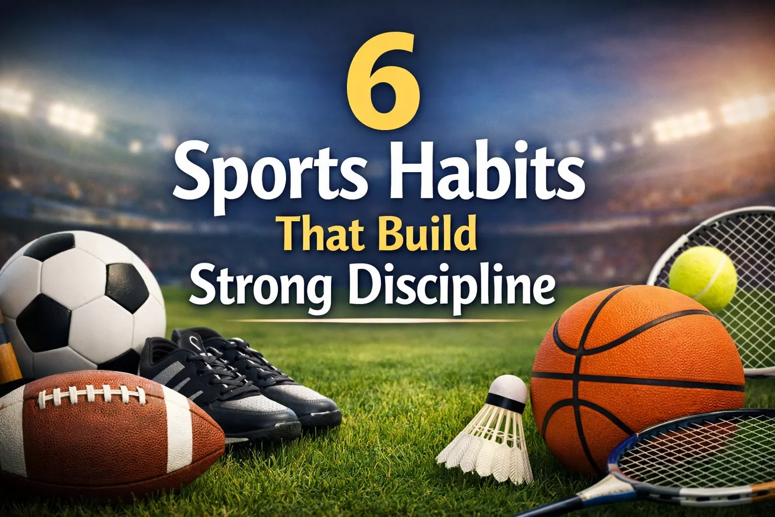 6 खेल की आदतें जो अनुशासन और सफलता सिखाती हैं