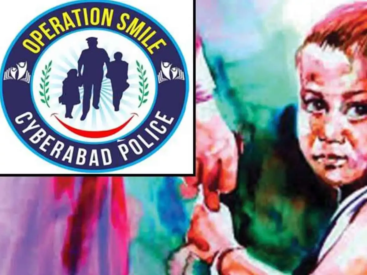 साइबराबाद: ऑपरेशन स्माइल में 1202 बच्चों को बचाया गया