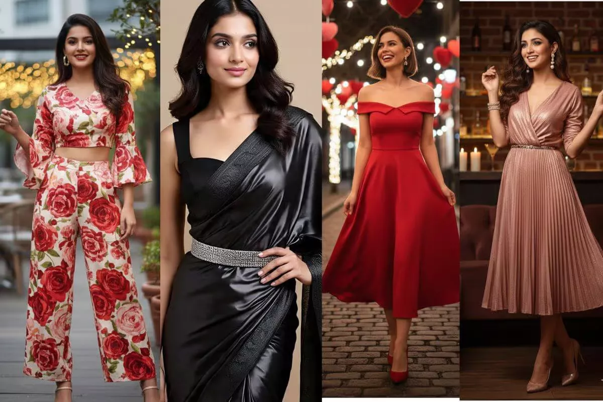रेड या पिंक टोन आउटफिट – क्लासिक और हमेशा ट्रेंड में