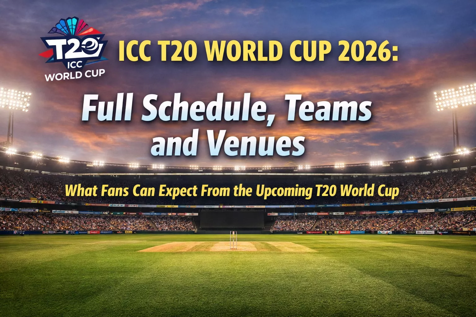 T20 विश्व कप 2026: भारत-श्रीलंका संयुक्त मेजबान