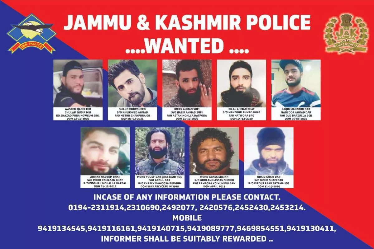 डोडा जिले में पोस्टर जारी,