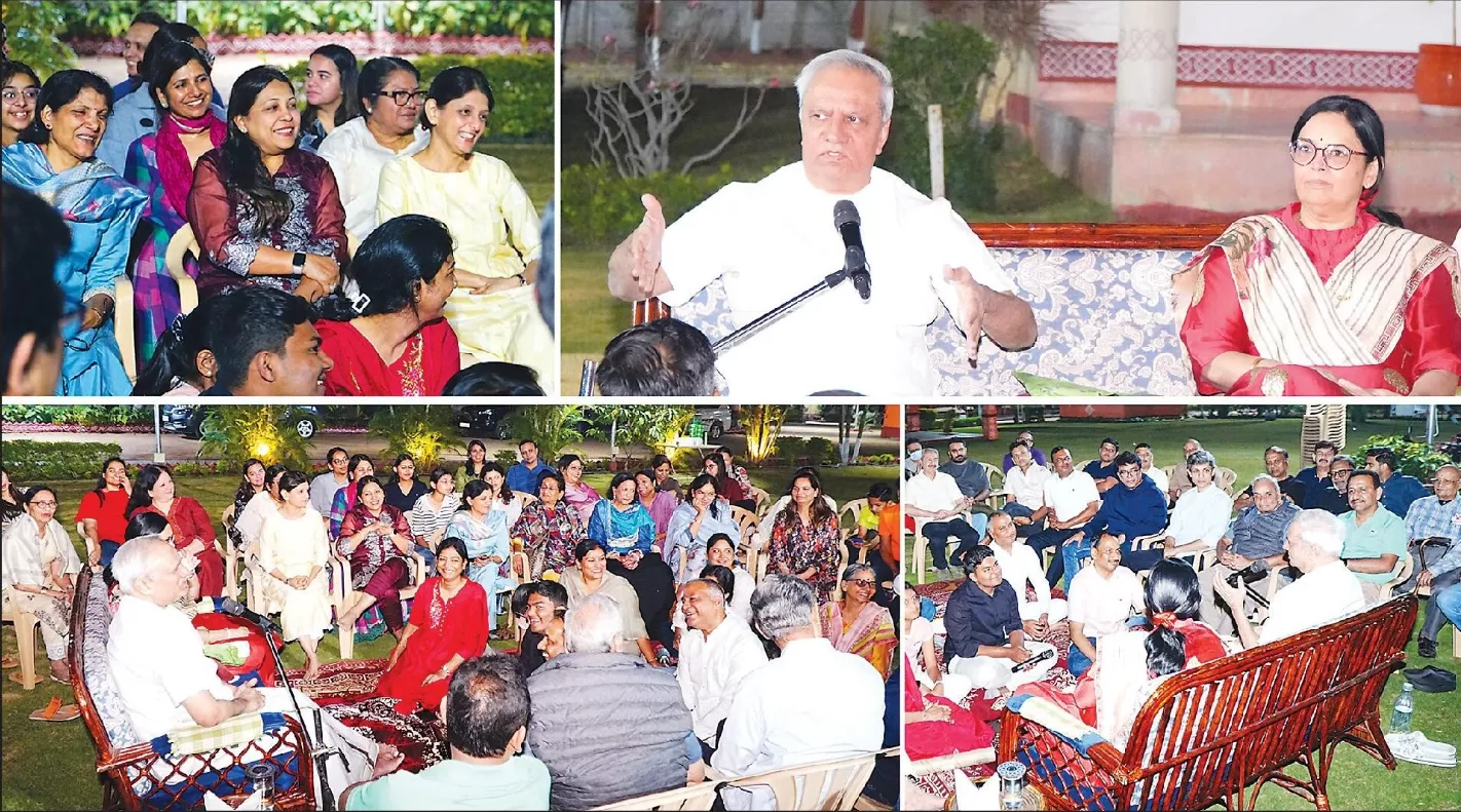 शिवरात्रि पर साधकों को संबोधित करते सद्गुरु