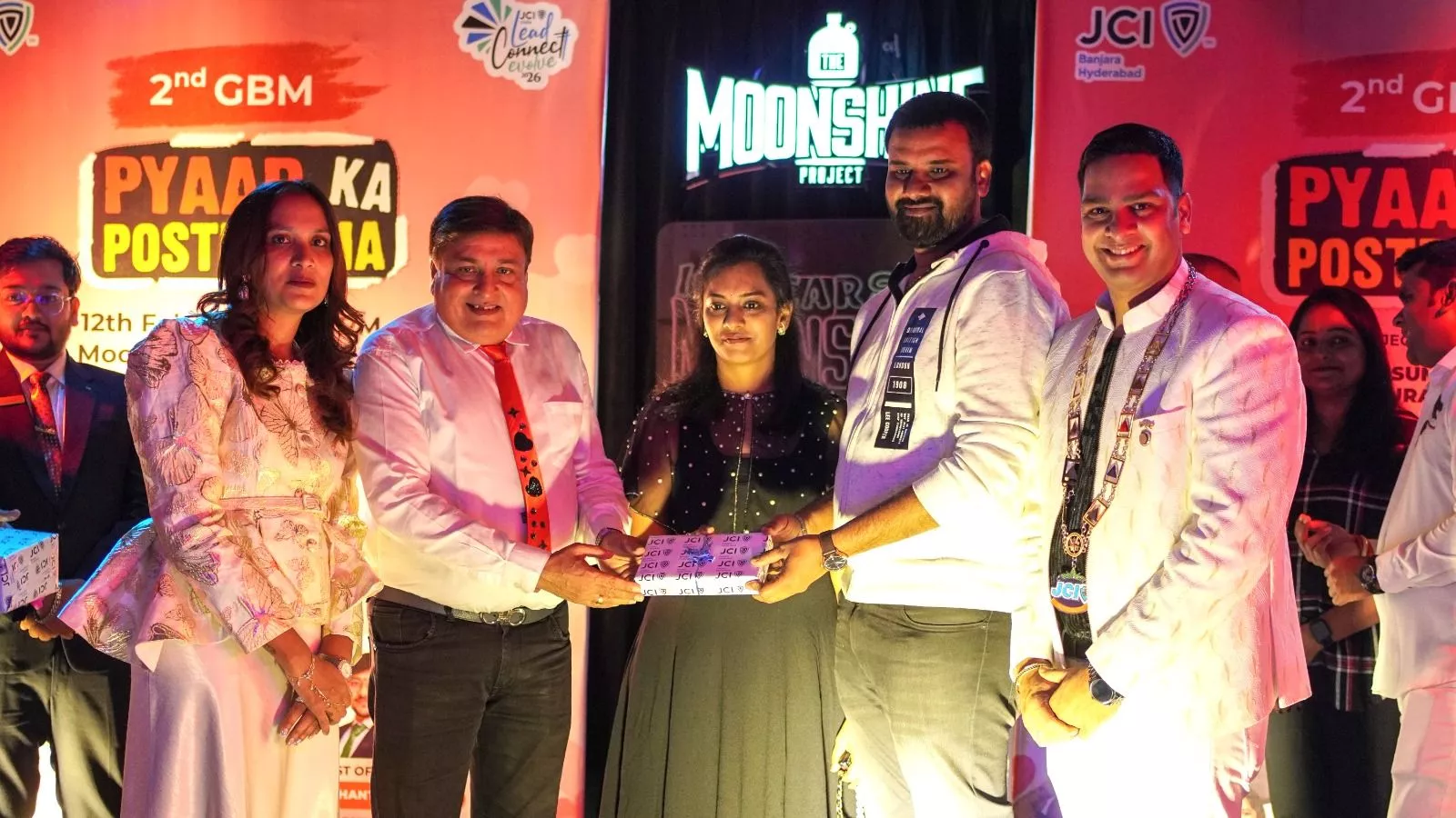 जेसीआई बंजारा हैदराबाद सभा में उपस्थित सदस्य व अतिथि