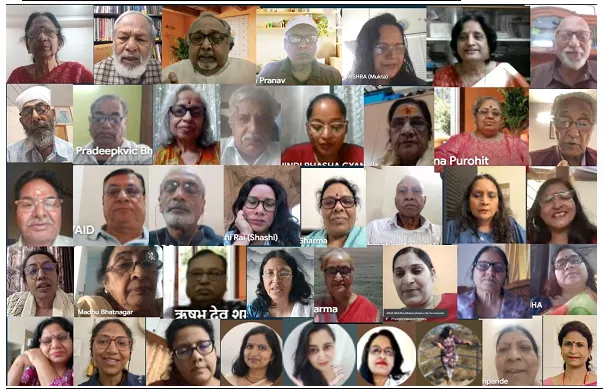 कादम्बिनी क्लब की मासिक गोष्ठी में हरेराम समीप का गजल सत्र