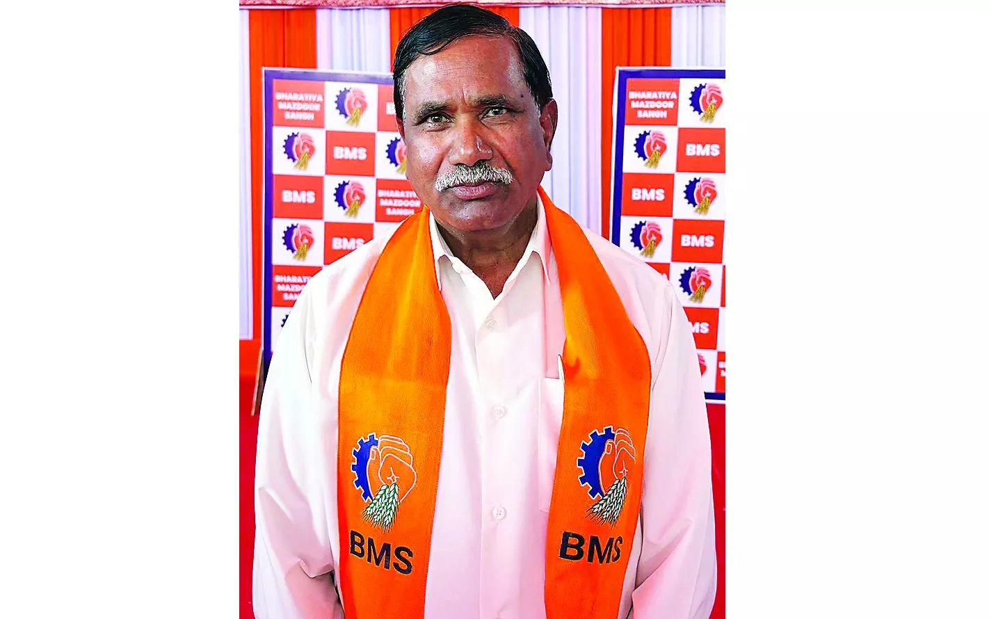 बीएमएस राष्ट्रीय अध्यक्ष बने सुंकरी मल्लेशम