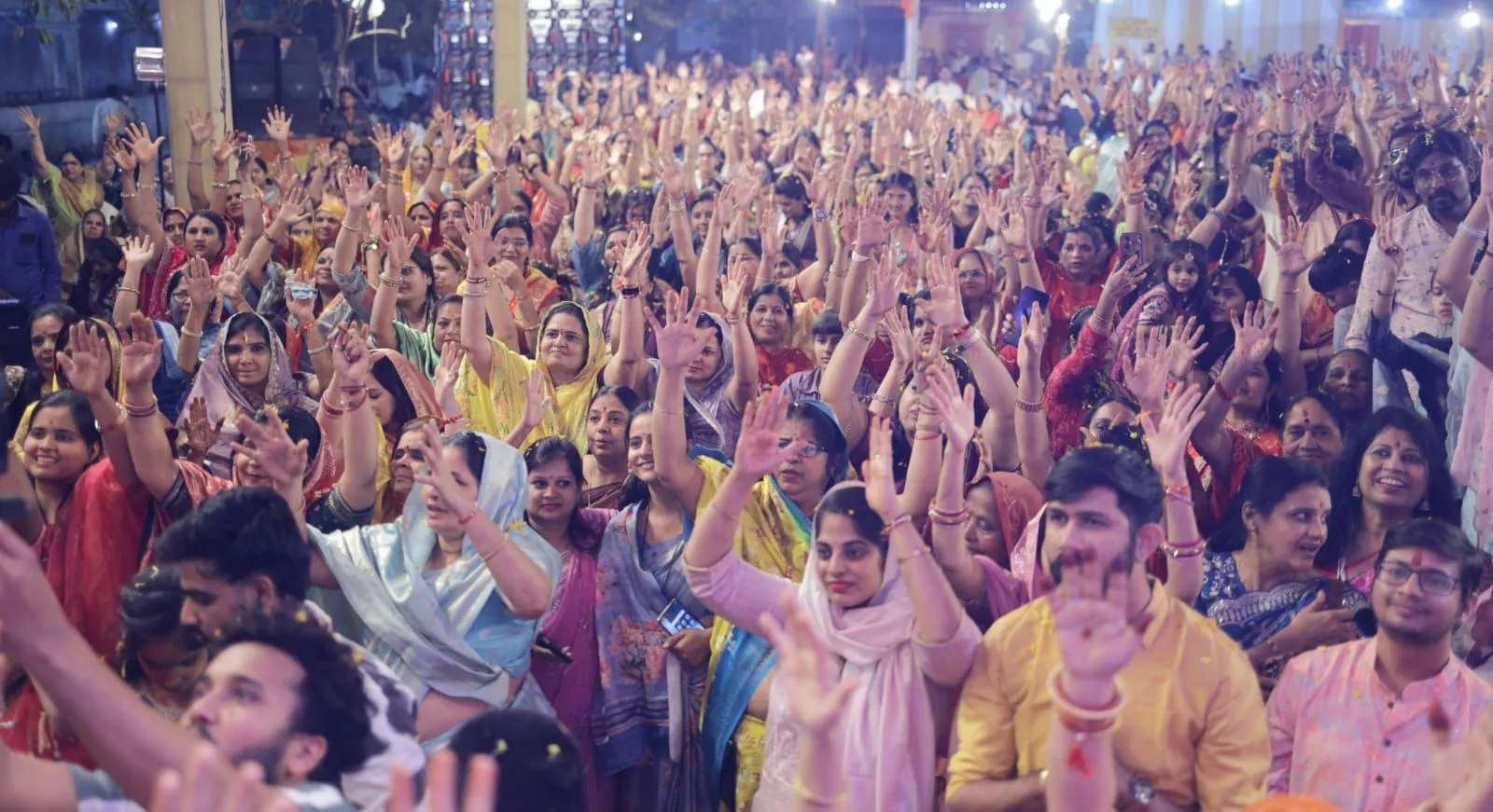 श्री रामदेवजी महाराज का जागरण अत्तापुर स्थित मंदिर में